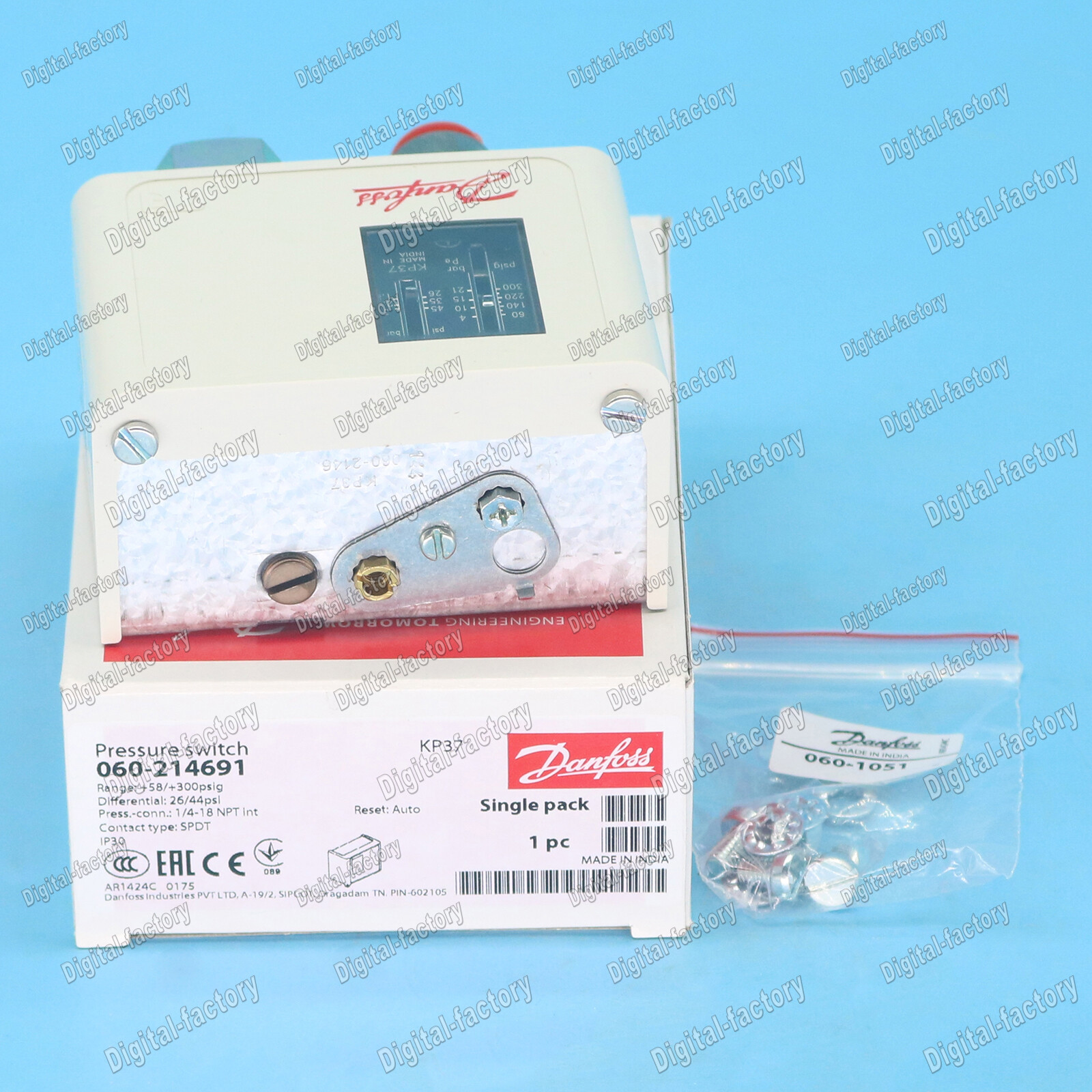 n  1PS New For Danfoss KP37 060-214691 Pressure Switch In Box