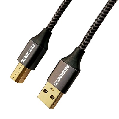 Premium USB 2.0 Shielded USB Type A to USB Type B Male Gold Printer Cable Lead