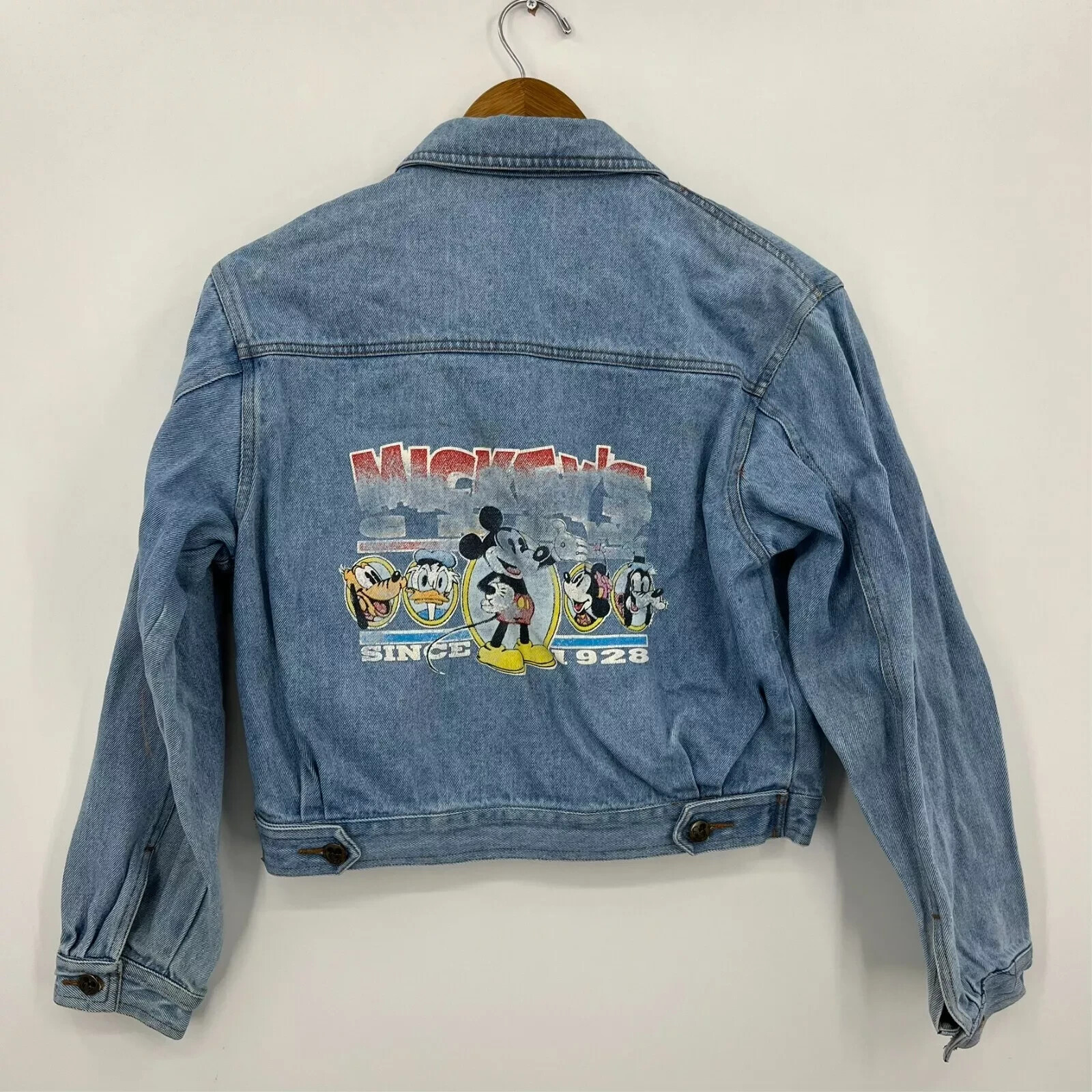 ジャケット・アウター BIG BRAND Disney / 2nd denim jacket Mickey & Co. Denim Jacket Girls Size XL Blue Disney Double