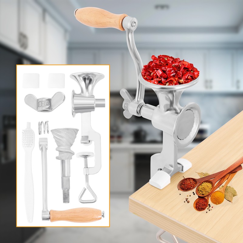 Manual Coffee Grinder Nut Seed Herb Grind Spice Crusher Flou