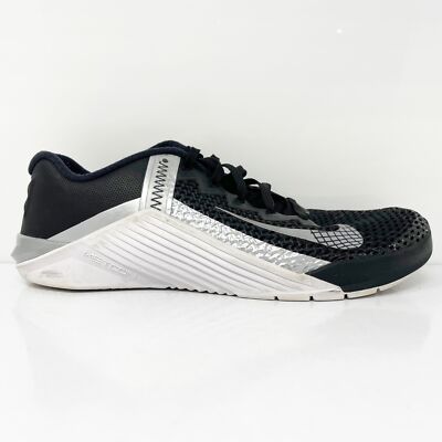 Nike Womens Metcon 6 AT3160-010 Черные кроссовки для бега Размер 8,5