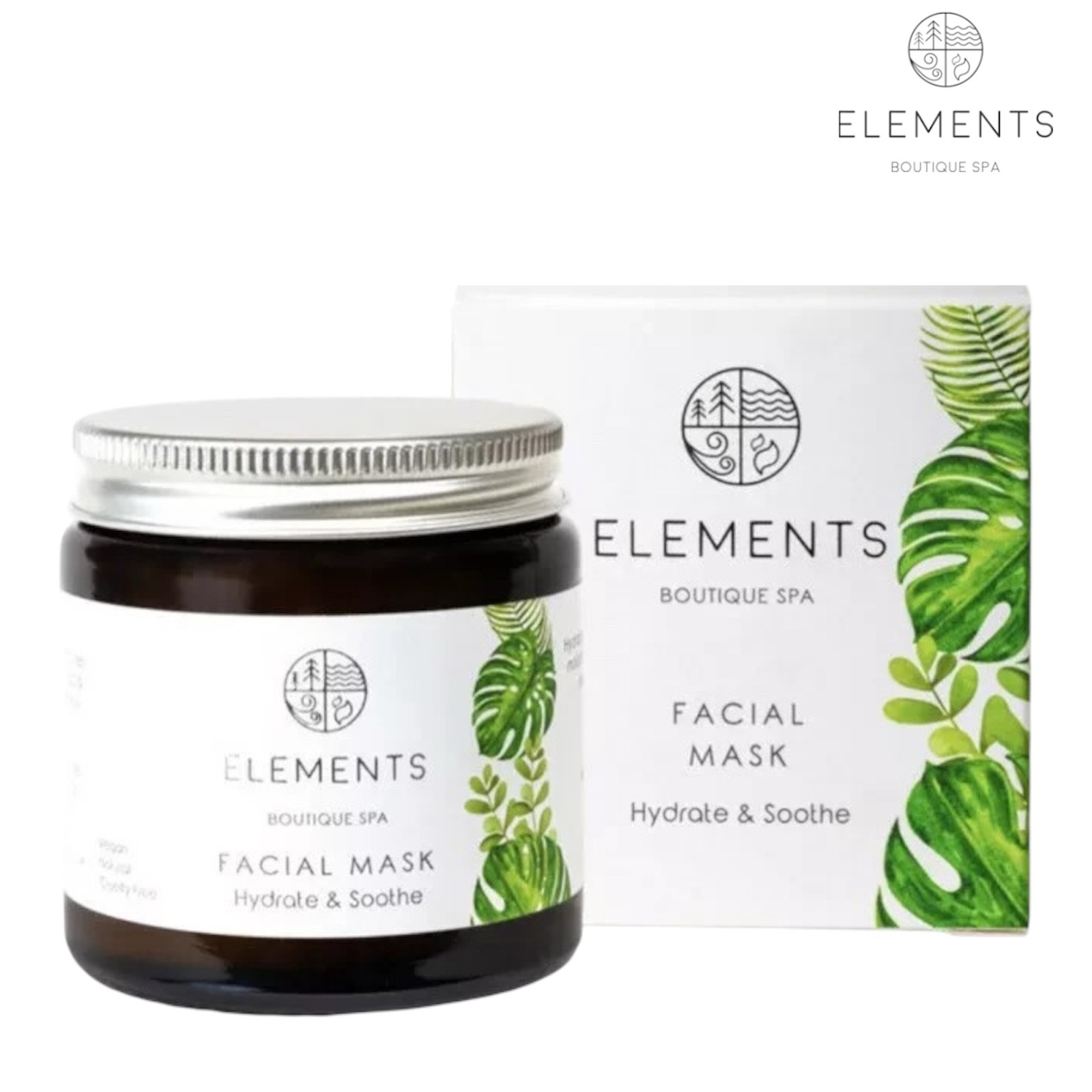 Elements Boutique Spa Hydrate & Soothe Facial Mask 100ml – Skincare Mask