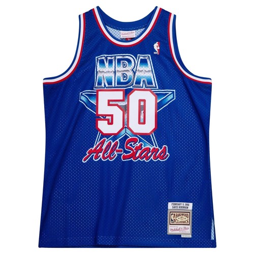 

Мужская футболка Mitchell - Ness NBA ALL STAR WEST JERSEY - DAVID ROBINSON 1992-93, Синий