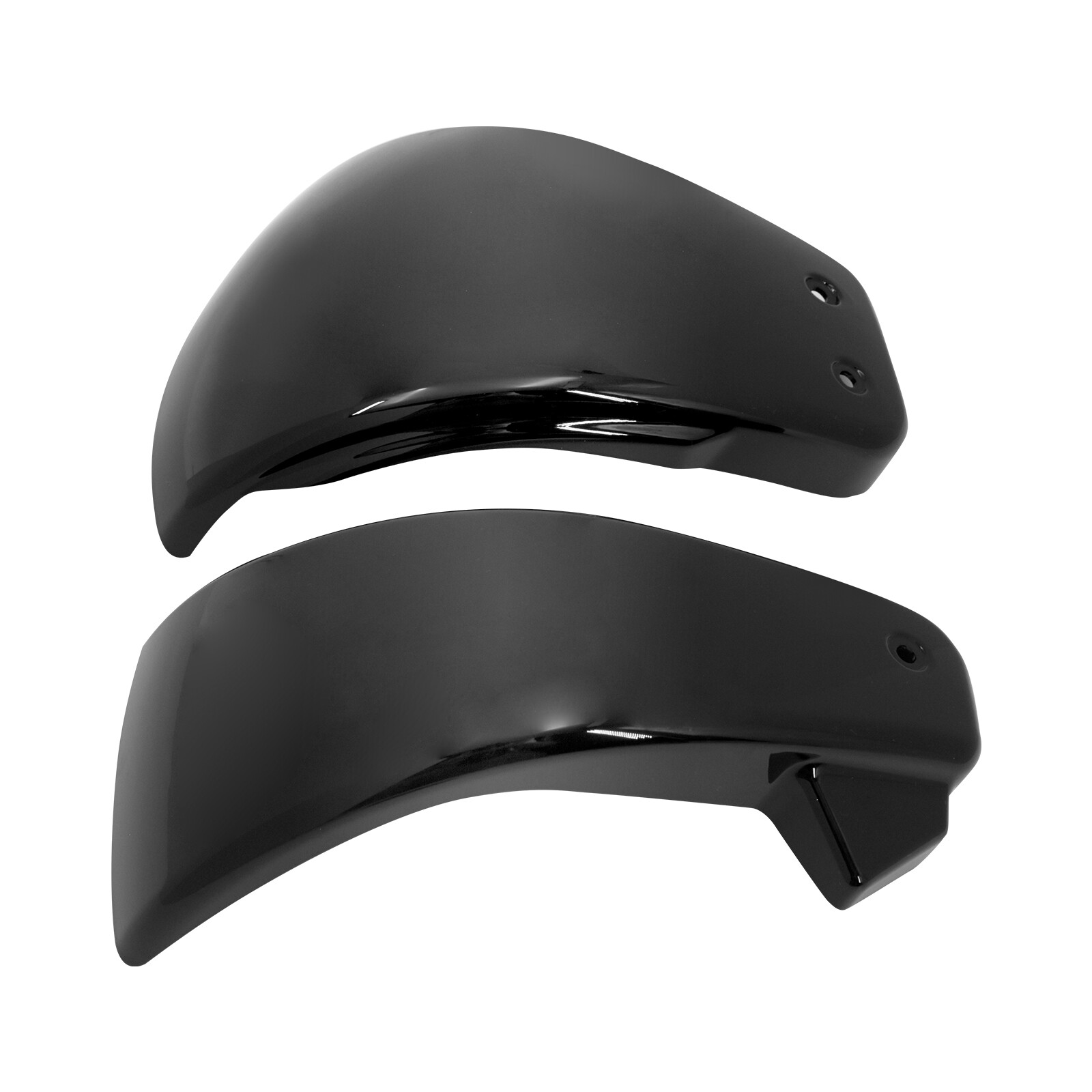 Black Battery Side Fairing Covers Fit For Harley M8 Softail FXLRS FXBB 2018-23