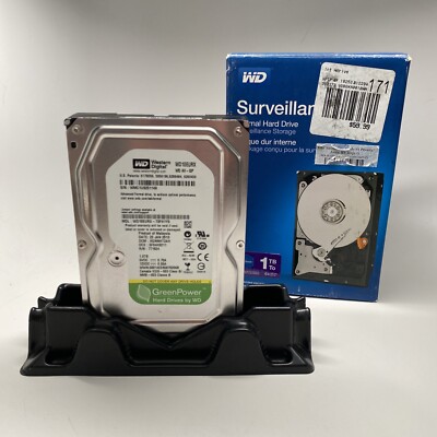 WD - Purple Surveillance 1TB Internal SATA Hard Drive for Desktops