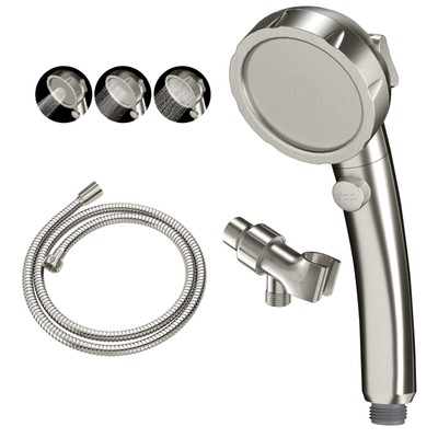 KAIYING Brushed Nickel High Pressure Handheld Shower Head with ON/OFF Switch,...