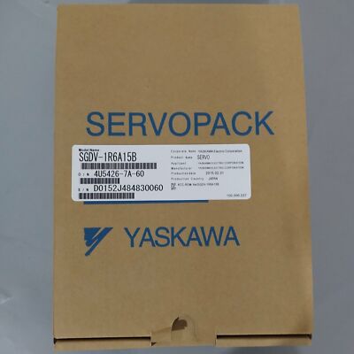 1pc New Yaskawa SGDV-1R6A15B Servo Drive in Box DHL Expedited Shipping