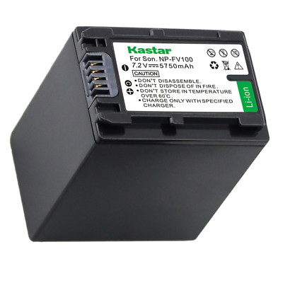 Kastar Replacement Battery for Sony NP-FH100 & DCR-DVD808 DCR-DVD810 DCR-DVD850