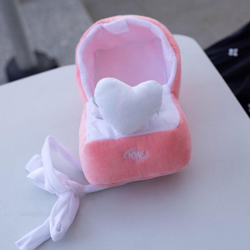 Creative Ring Box Plush Toy Love Diamond Ring Case Memory Gift