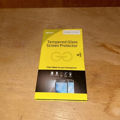 JETech Tempered Glass Screen Protector for iPhone 11 Pro X XS 2-pack New