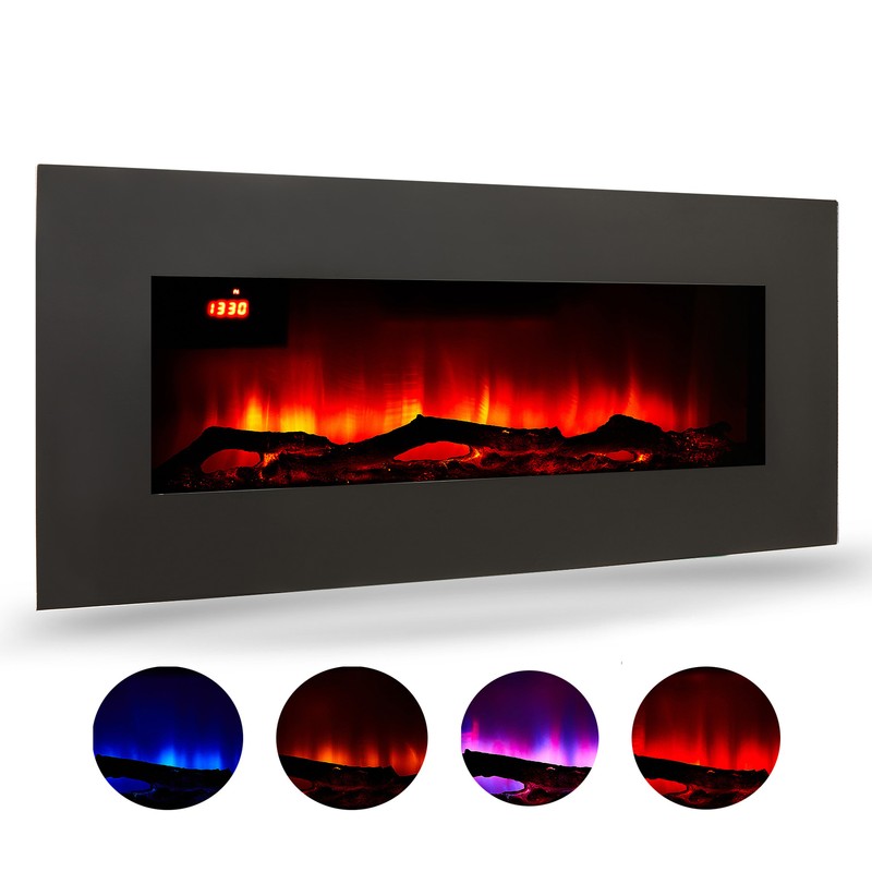 Crenex® Elektrokamin Wandkamin Standkamin Heizung Ofen Kamin Warmofen