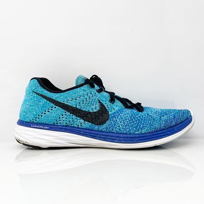 

Кроссовки для бега Nike Womens Flyknit Lunar 3 698182-403 синие, размер 9, Синий, Flyknit Lunar 3