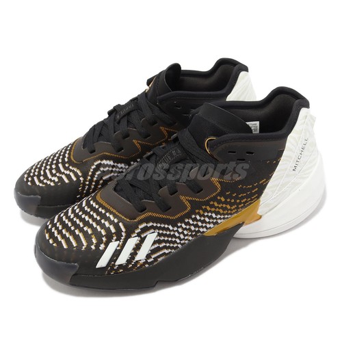 

adidas DON Issue 4 Black Gold White Мужские баскетбольные кроссовки Кроссовки HR0720, Черный, D.o.n. Issue 4