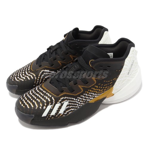 adidas DON Issue 4 Black Gold White Мужские баскетбольные кроссовки Кроссовки HR0720