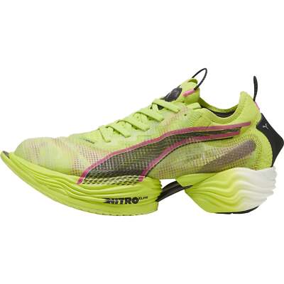 Pre-owned Puma Womens Fast-r Nitro Elite 2 Running Shoes Trainers Lightweight - Green