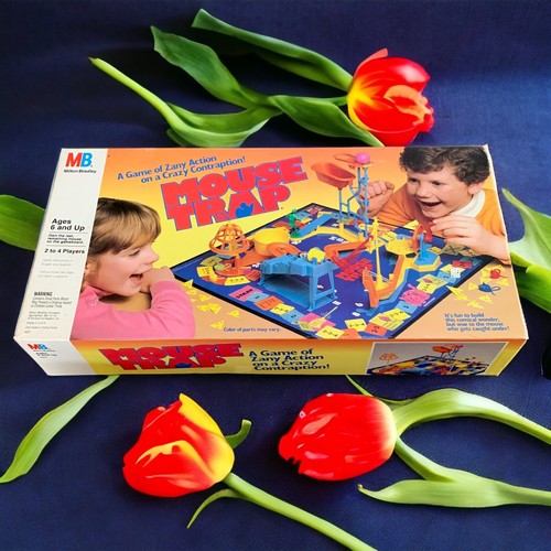 SEE VIDEO! VINTAGE Mouse Trap Children's Game COMPLETE Milton Bradley 1986