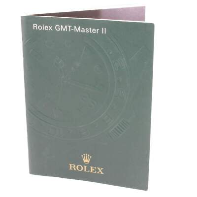Rolex GMT Master II Owner Instruction 23-Page Manual Booklet English Choose Date