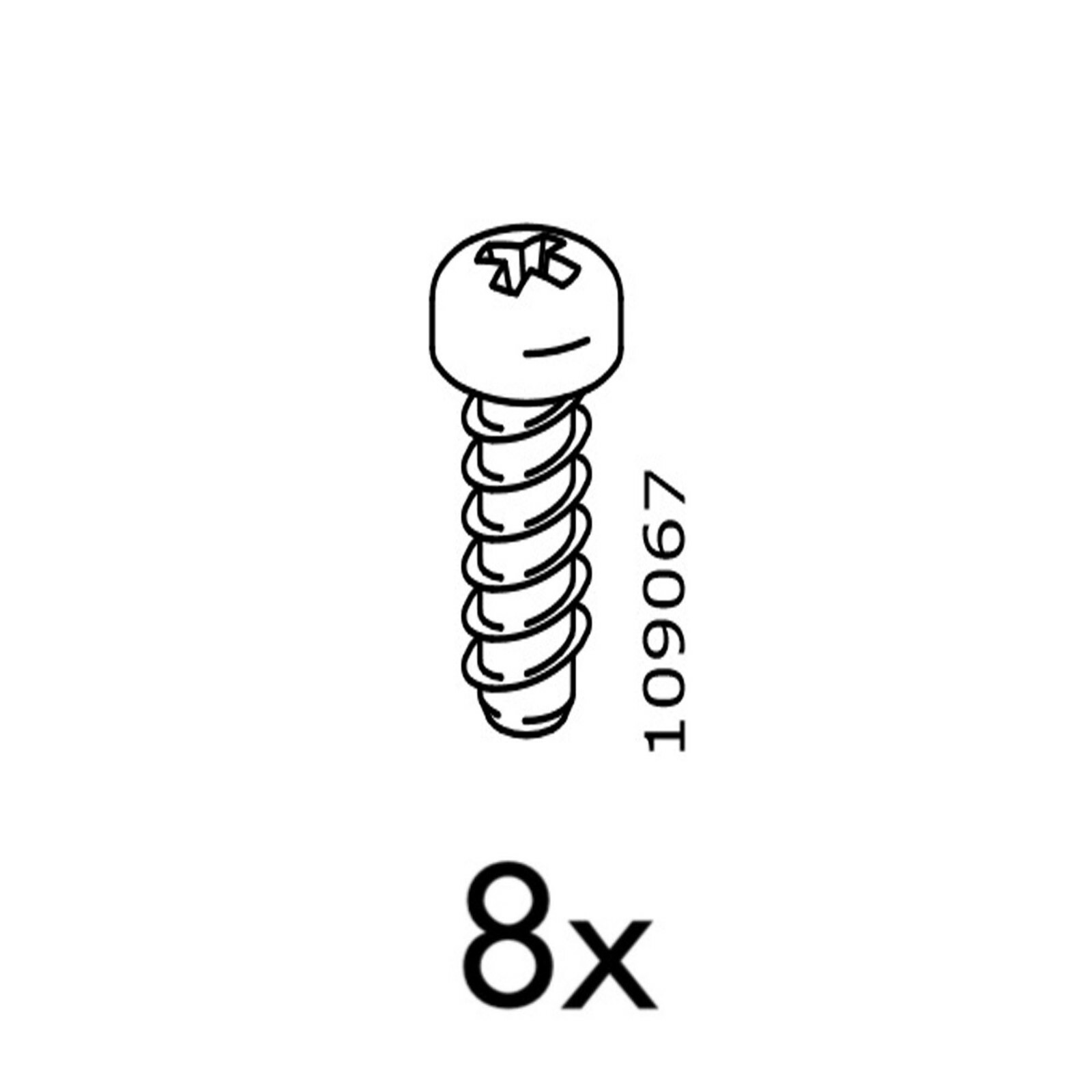 8 IKEA Screws Part # 109067 | eBay