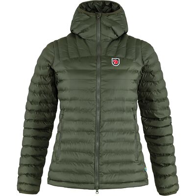 Fjallraven Expedition Latt Hoodie Women's Winter Jacket, Deep Forest, Large