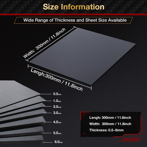 ARRIS Carbon Fiber Sheet 200X300 100x250 300x400 400x500 500X500 500X600X0.5-6MM