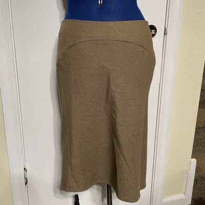 Max Studio Tan Pencil Skirt Size 4