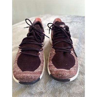Nike Free TR Flyknit 3 Women 9 Burgundy Ash Run Train Shoes Sneakers 942887-662 