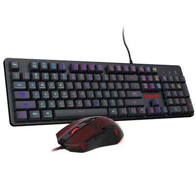 Gaming Keyboard and , RGB Gaming Keyboard and 3200 DPI Combo with 26-Key Anti...