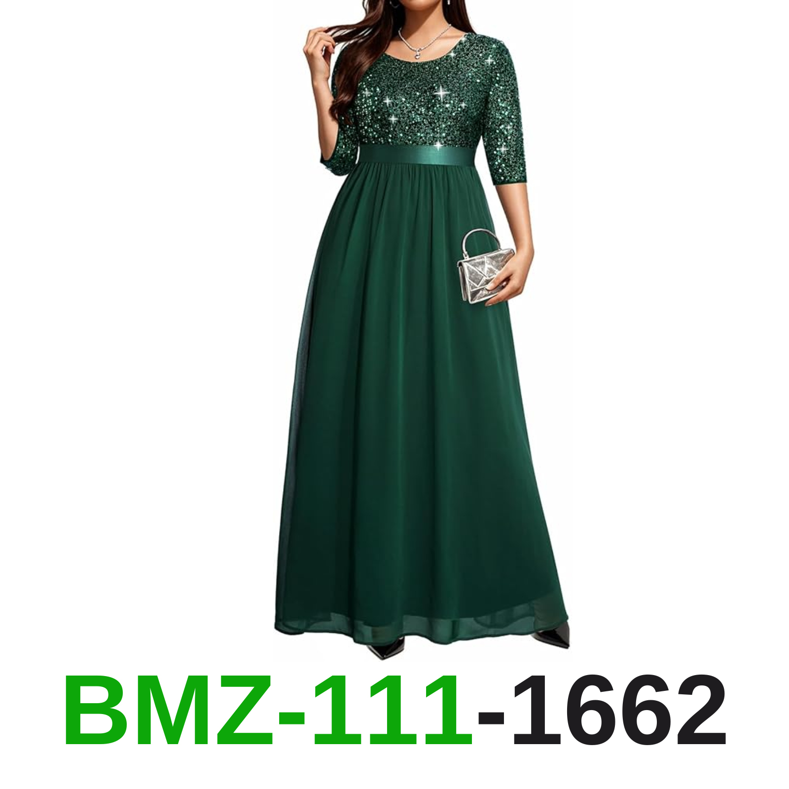 Pinup Fashion Dress Emerald Formal Wedding Guest Evening Gowns Holiday , 24W