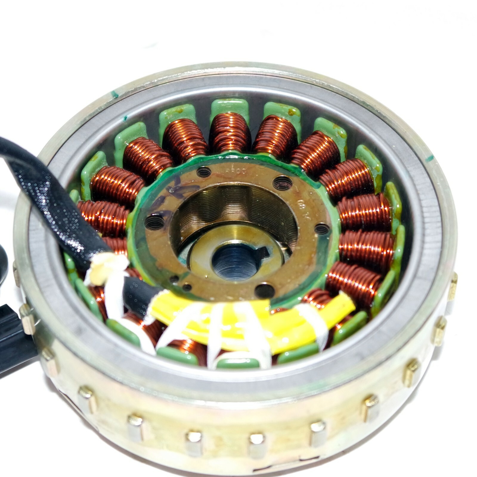 Fits Royal Enfield Classic 500 Flywheel Magneto Assembly+5MM Dia Stator MTG Hole 