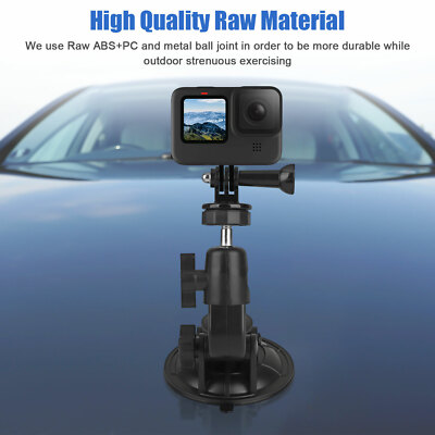 Car Suction Cup Bracket 360°Rotation Mount For GoPro Hero DJI OSMO Action Camera
