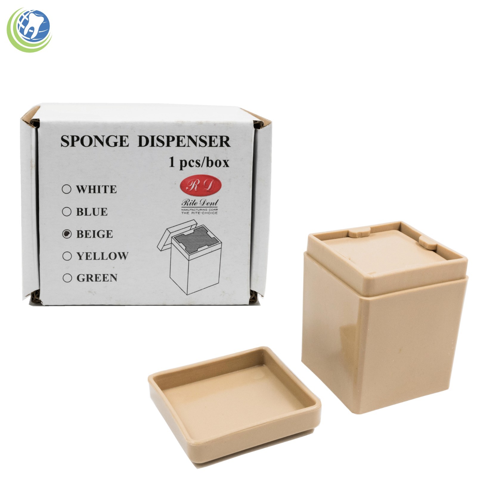 Dental Medical Spa Gauze Dispenser Holder 2 x 2 Beige