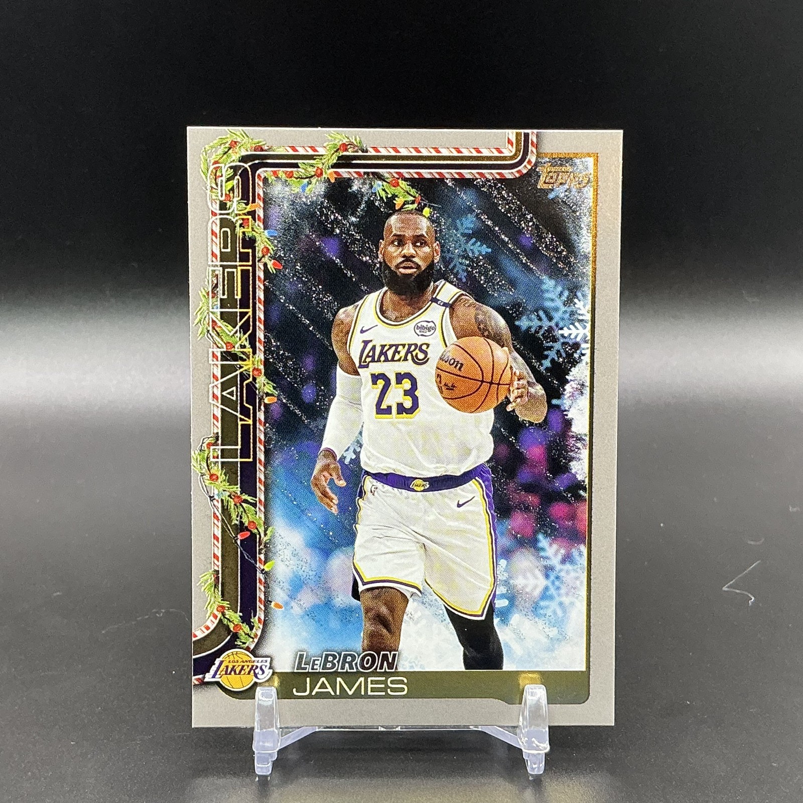 2025-26 Topps Holiday - Lebron James #H119 Glitter Holiday | eBay