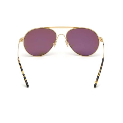 TOM FORD TOM FORD SUNGLASSES MEN WOMEN GOLD PILOT FRAME BROWN LENS FT0773 30E 58MM SMITH