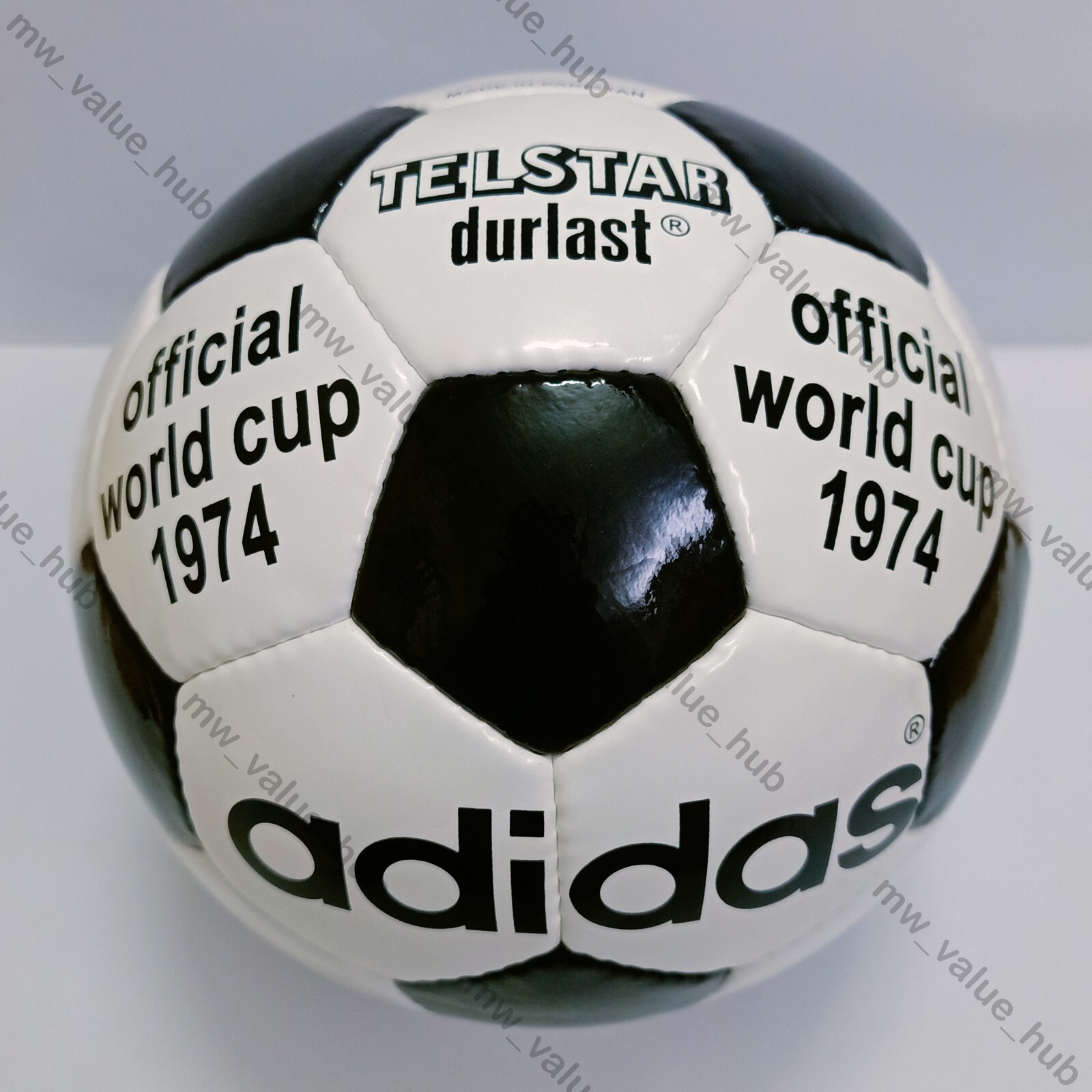 Copa del Mundo Fútbol - Munich 74 ADIDAS TELSTAR DURLAST 1974 GERMANY FIFA WORLD CUP SOCCER