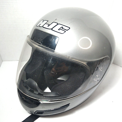 HJC CL 12 Helmet Silver Size Small Full Face DOT eBay