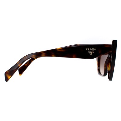 Pre-owned Prada Sunglasses Pr19zs 2au6s1 Havana Brown Gradient