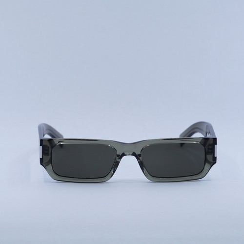 Pre-owned Saint Laurent Sl660 003 Brown/grey 54-18-145 Sunglasses Authentic In Gray