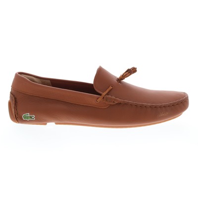 Мужские коричневые лоферы Lacoste Piloter Tassel 0121 2 Cma с кисточками 9