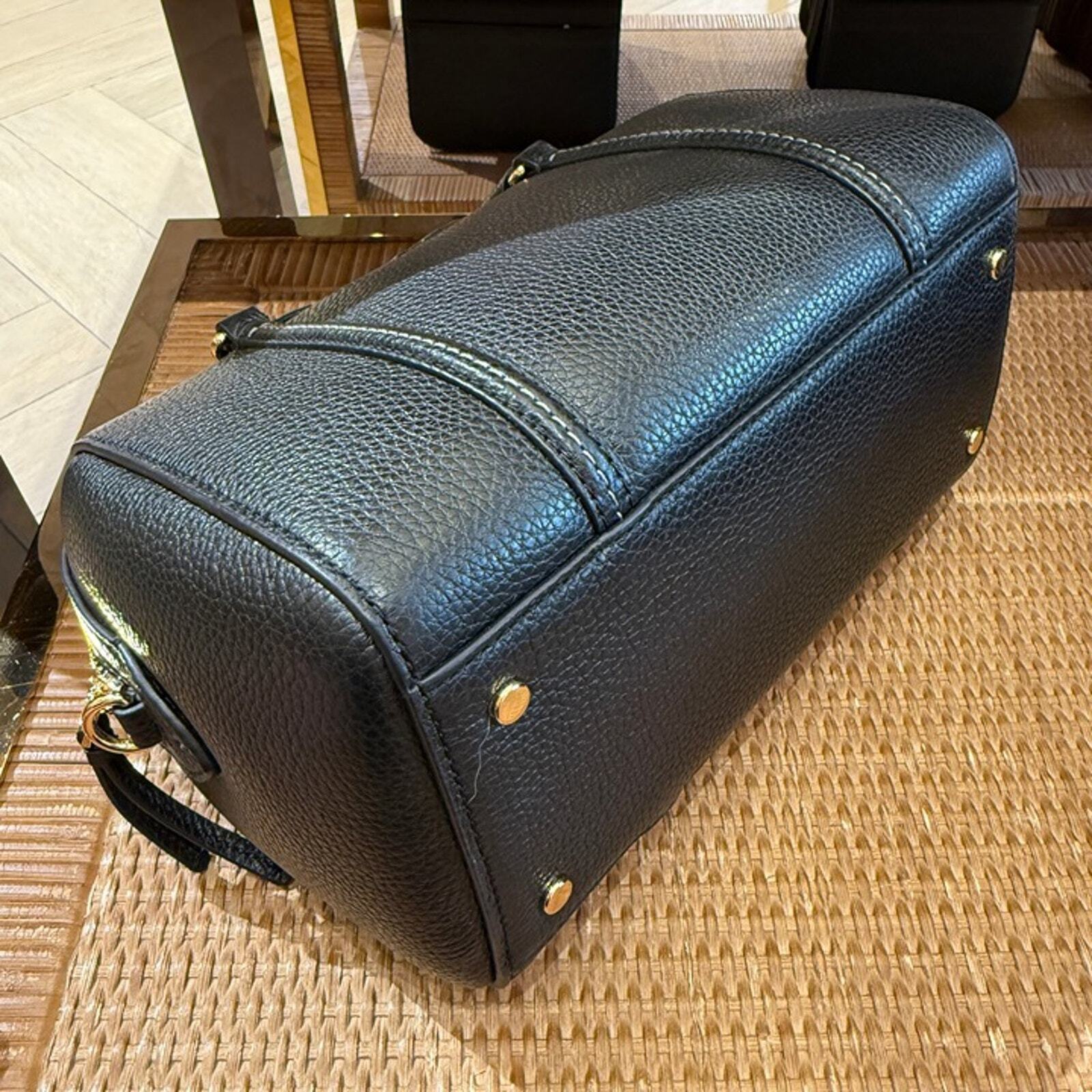 New Tory Burch Thea Satchel 163516 IN Black | eBay