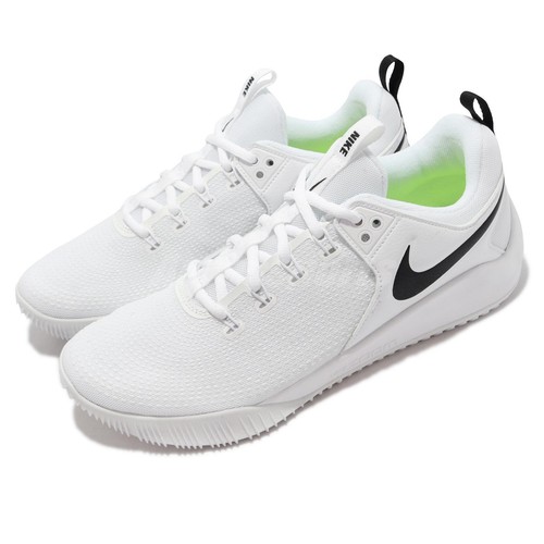 Nike Air Zoom Hyperace 2 Белые Черные Мужские Волейбольные Кроссовки Кроссовки AR5281-101