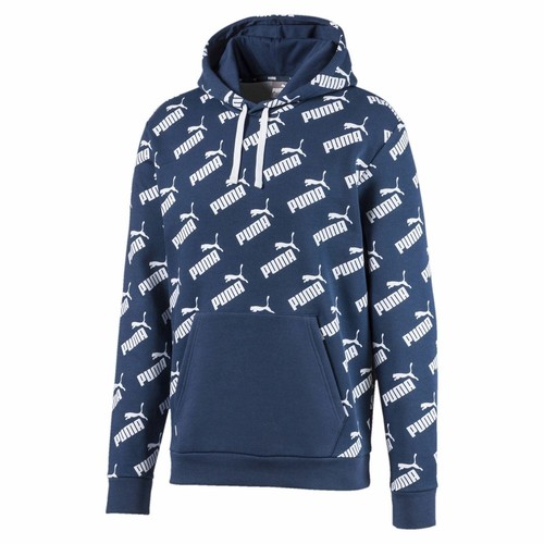 

[597247-43] Мужская флисовая толстовка Puma с усиленным капюшоном, Синий