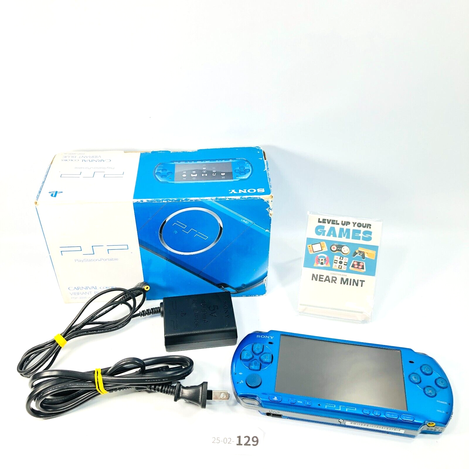 【楽ギフ_のし宛書】 Near Mint] Sony Playstation Portable PSP-3000 Vibrant Blue Nintendo Switch