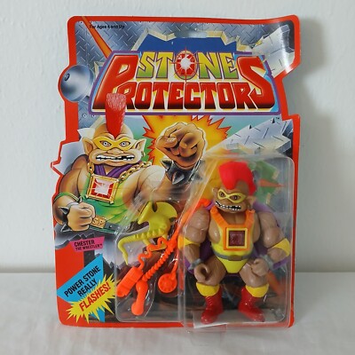 Stone Protectors Chester the Wrestler Action Figure ACE Novelty 1992 Vintage Toy