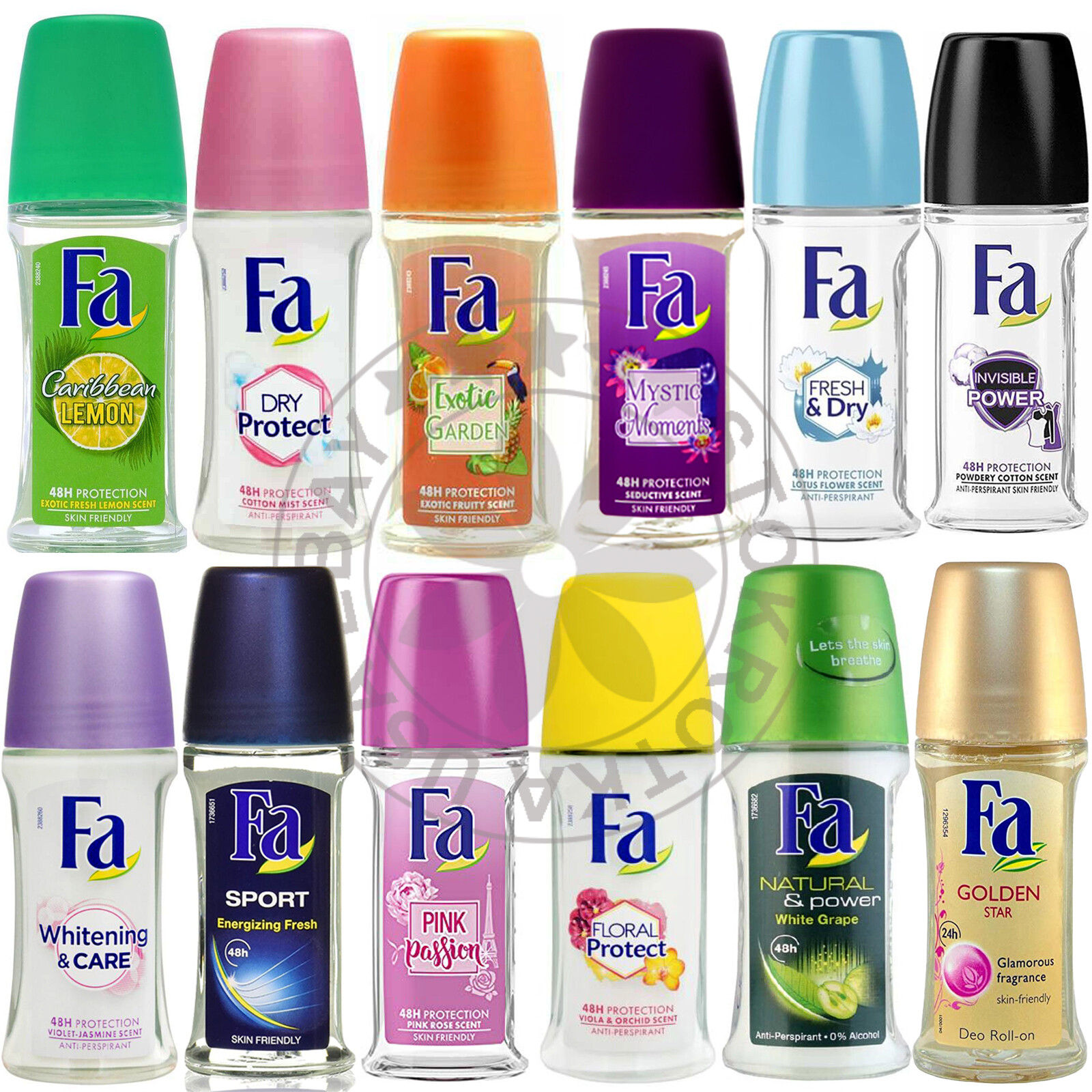 FA DEODORANT WOMEN ROLL ON ANTI PERSPIRANT 48H 50ml/1.7fl.oz.