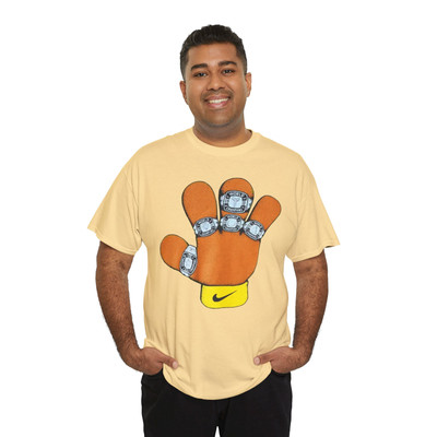 New Kobe Puppet Hand Logo Men's T-Shirt American Size S-5XL