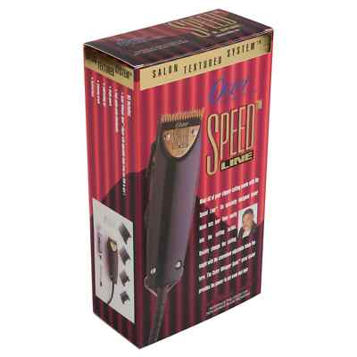 Oster #76023-540 Speed Line Clipper Salon Textured System Whisper Quiet Motor