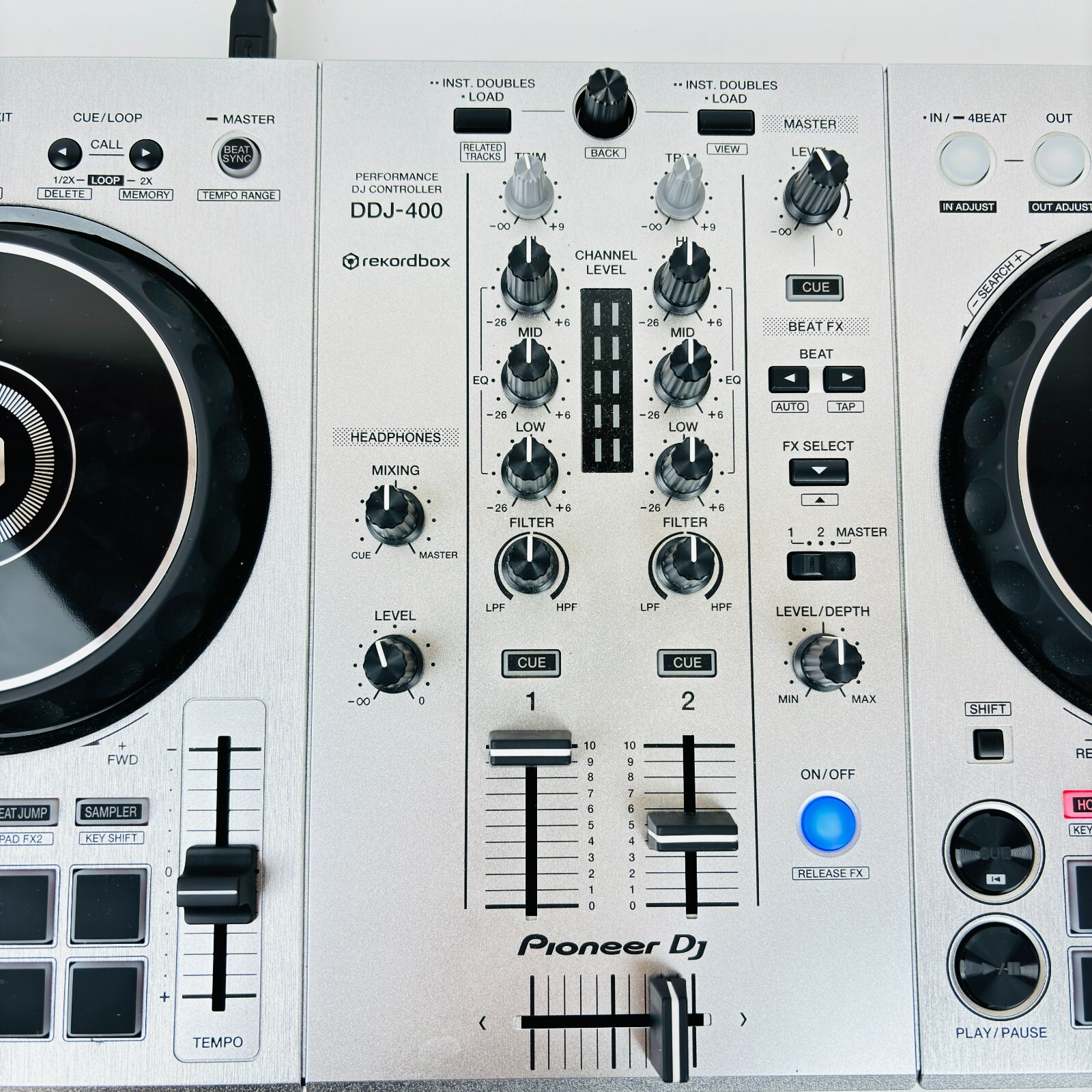Pioneer DJ DDJ-400-S Silver Limited Color 2ch DJ Controller Pioneer DJ DDJ-400-S Silver Limited Color 2ch DJ Controller