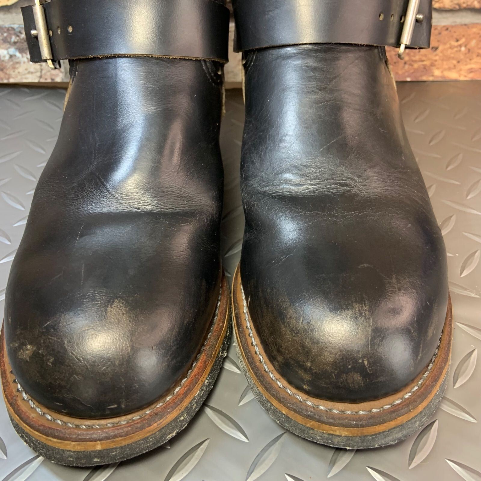 REDWING 2268 Engineer Boots PT91 1996 Brown Core US7D