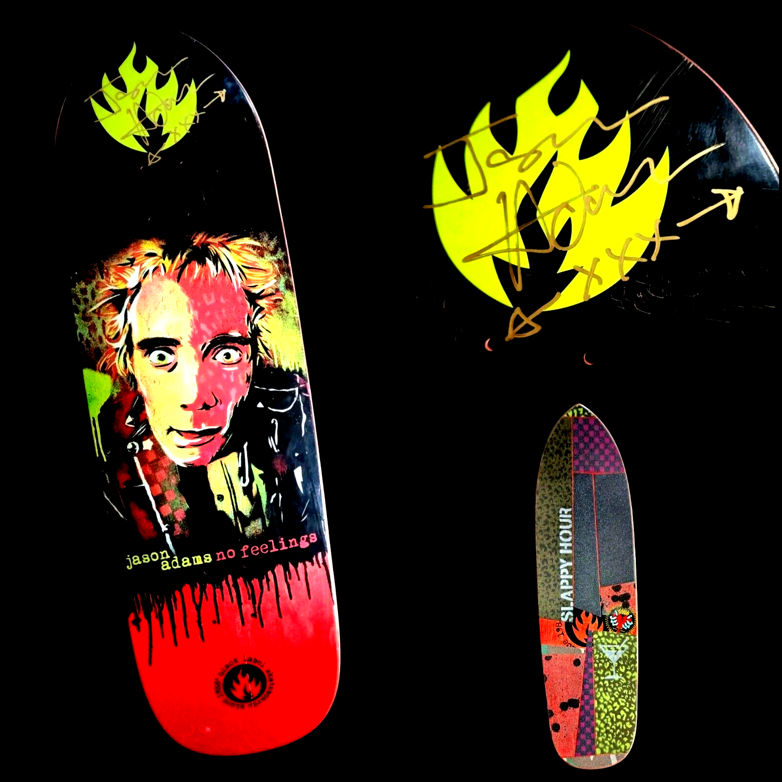 BLACK LABEL SKATES NO FEELINGS DECK