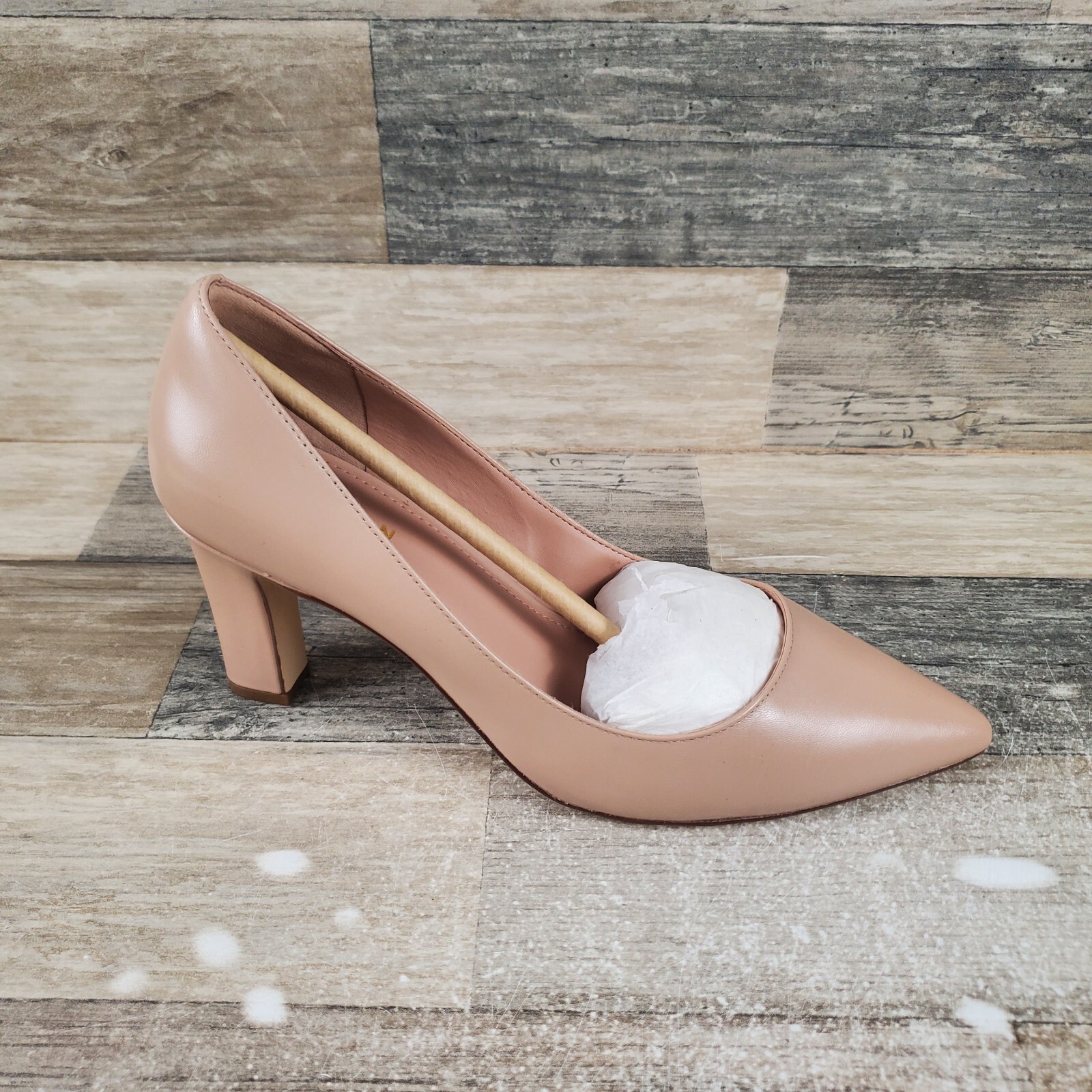 Cole Haan Mylah Pumps Womens Sz 6.5 B Brush Leather Pointed